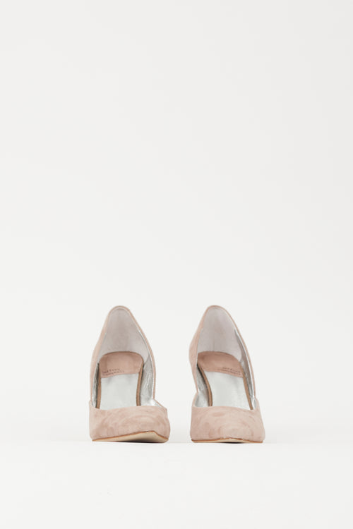 Jeffrey Campbell Beige 
Silver Juliette Concave Heel