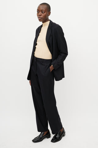 Jil Sander Black Wool Suit