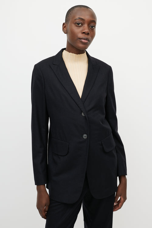 Jil Sander Black Wool Suit