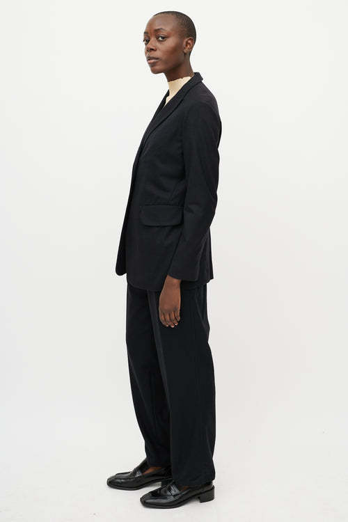 Jil Sander Black Wool Suit