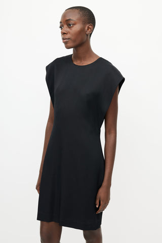 Jil Sander Black Midi Dress