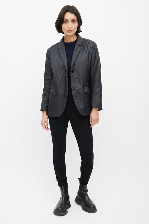 Jil Sander Black Nylon Blazer