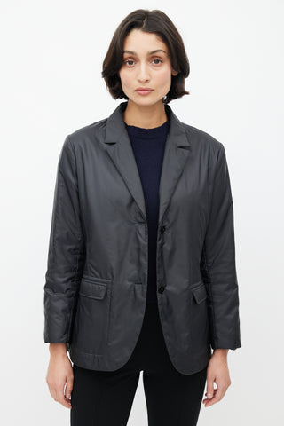 Jil Sander Black Nylon Blazer