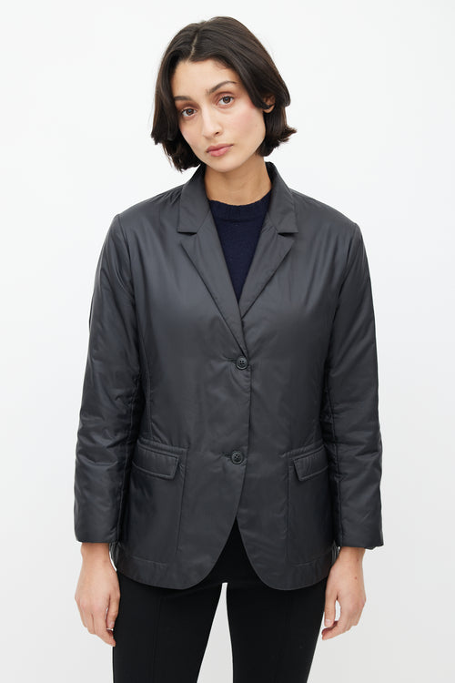 Jil Sander Black Nylon Blazer