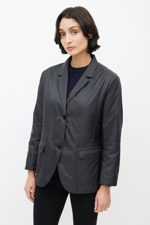 Jil Sander Black Nylon Blazer