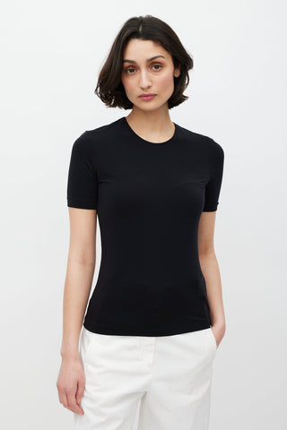 Jil Sander Black Short Sleeve T-Shirt