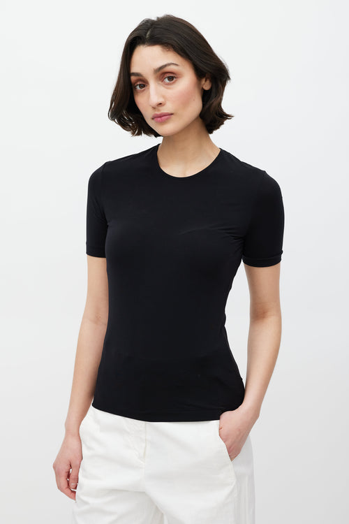 Jil Sander Black Short Sleeve T-Shirt