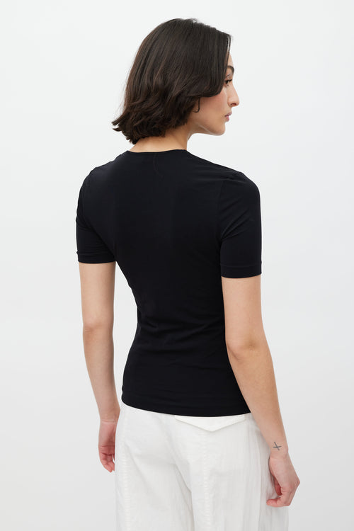 Jil Sander Black Short Sleeve T-Shirt