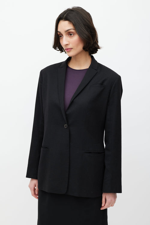 Jil Sander Black Wool Blazer