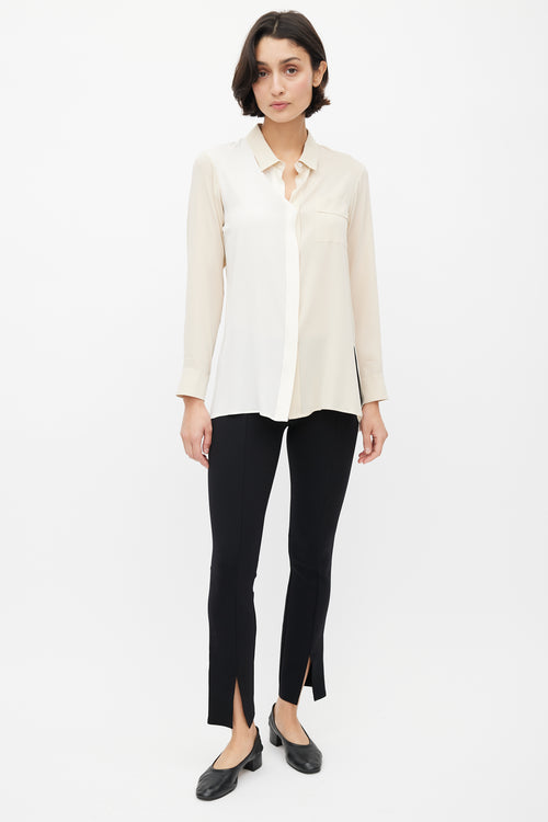 Jil Sander Cream Button Up Shirt