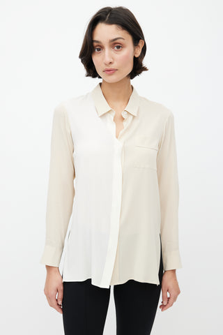 Jil Sander Cream Button Up Shirt