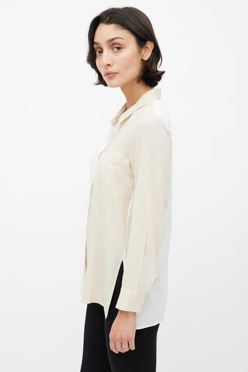 Jil Sander Cream Button Up Shirt