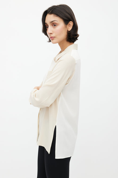 Jil Sander Cream Button Up Shirt