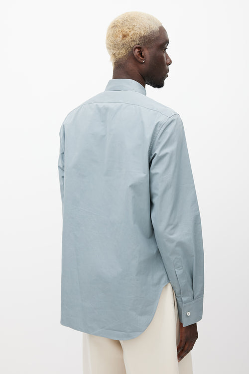 Jil Sander Grey Poplin Shirt