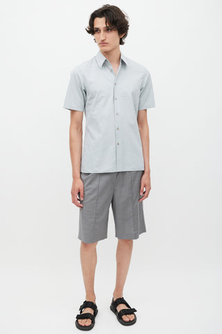 Jil Sander Grey Poplin Shirt