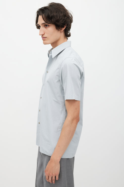 Jil Sander Grey Poplin Shirt