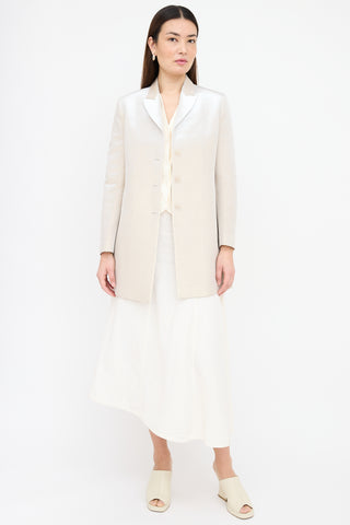 Jil Sander Metallic  Coat