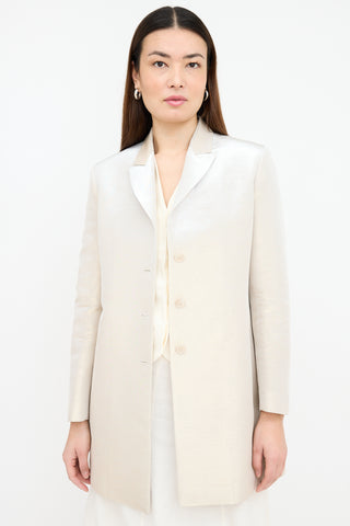 Jil Sander Metallic Coat