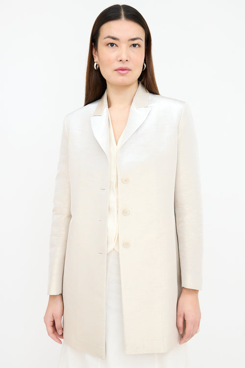 Jil Sander Metallic Coat