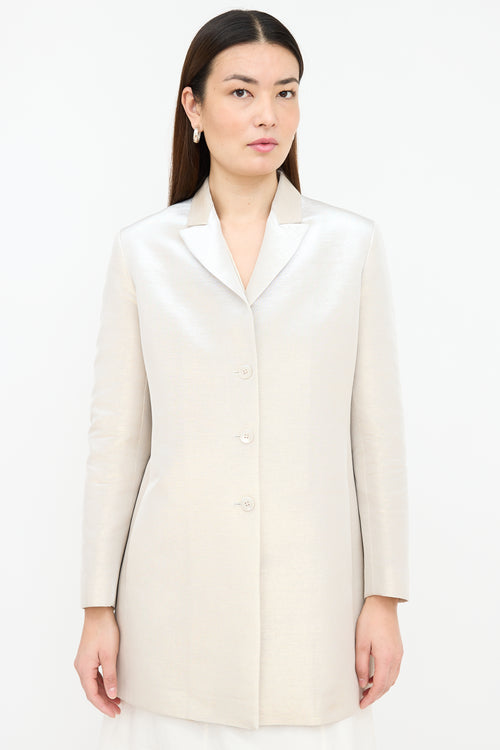 Jil Sander Metallic  Coat