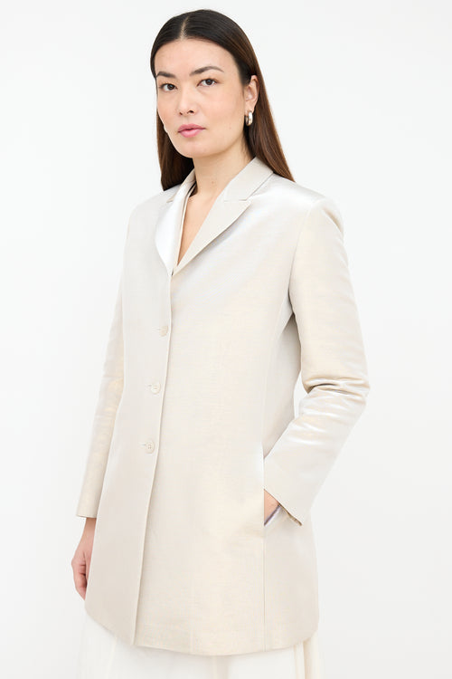 Jil Sander Metallic  Coat