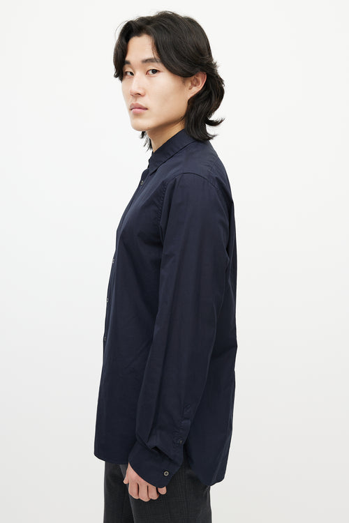 Jil Sander Navy Poplin Shirt