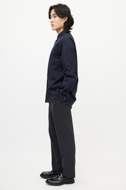 Jil Sander Navy Poplin Shirt