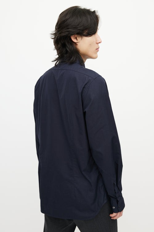 Jil Sander Navy Poplin Shirt