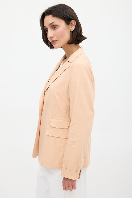 Jil Sander Pink Cotton Three Pocket Blazer