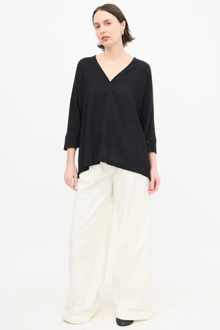 Jil Sander V-Neck Tunic Top