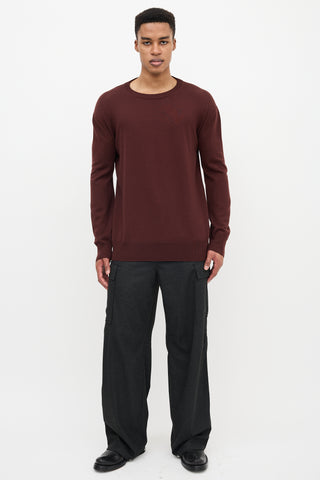 Jil Sander Wool Round Neck Sweater