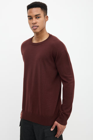 Jil Sander Wool Round Neck Sweater