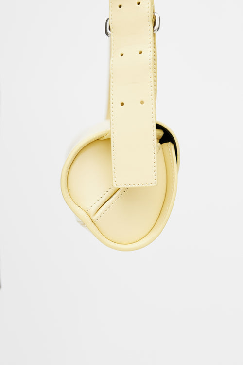 Jil Sander Yellow Leather Cannolo Bag