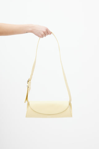 Jil Sander Yellow Leather Cannolo Bag