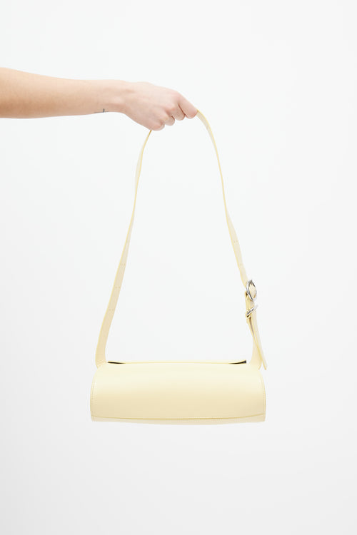 Jil Sander Yellow Leather Cannolo Bag