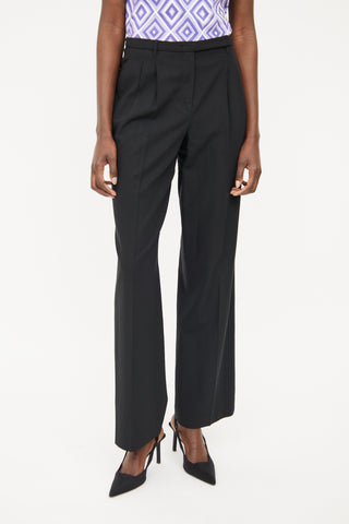 Jil Sander Black Pleated   Pant