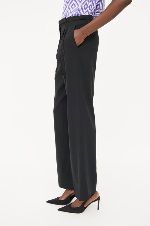 Jil Sander Black Pleated   Pant