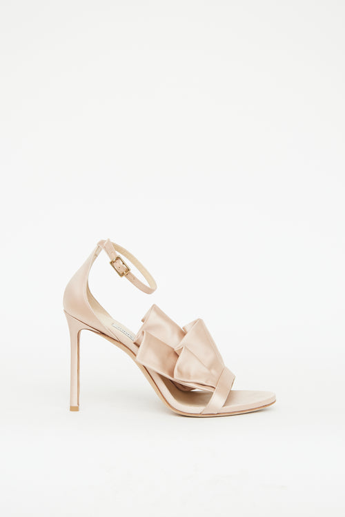 Jimmy Choo Pink Kami Ruffle Pump