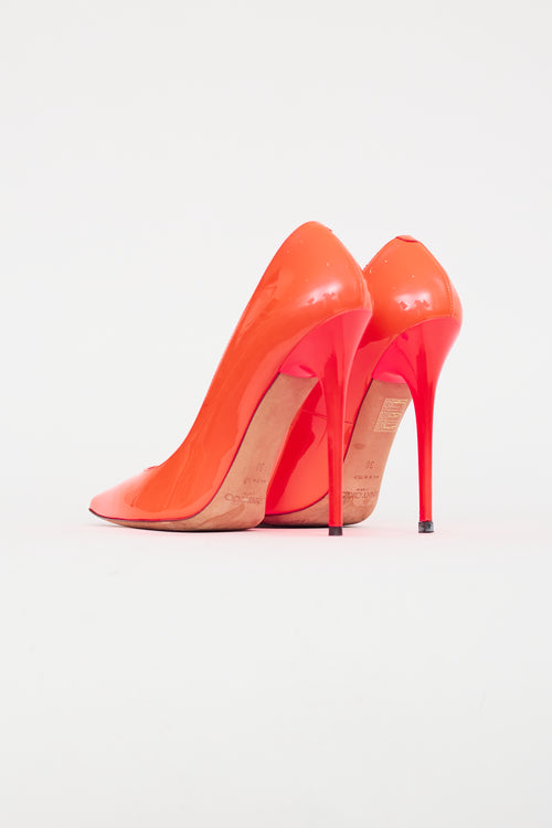 Jimmy Choo Neon Pink Patent Heel