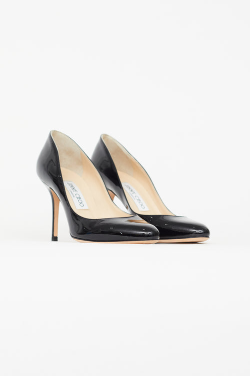 Jimmy Choo Black Patent Esme Pump