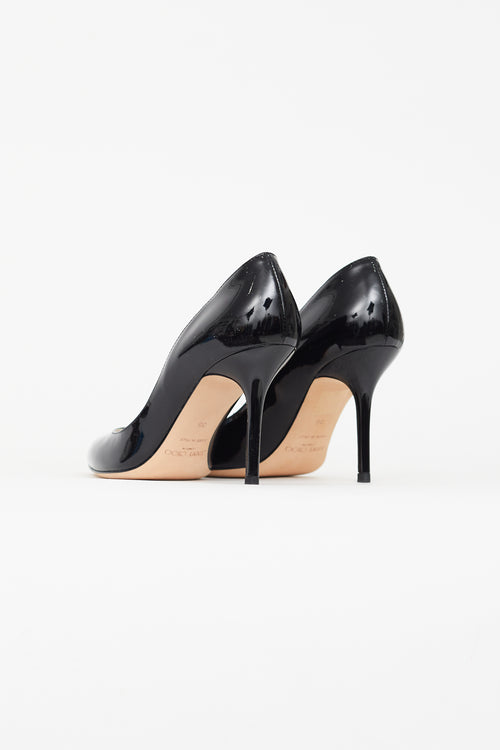 Jimmy Choo Black Patent Esme Pump