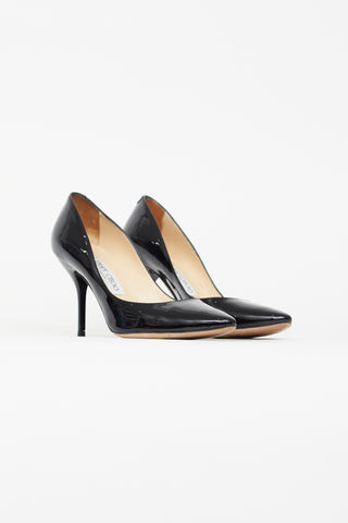 Jimmy Choo Black Patent Esme Pump