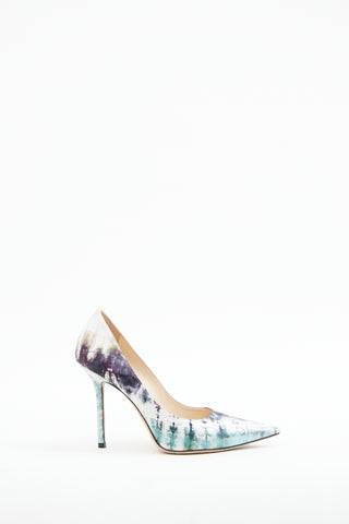 Jimmy Choo Multicolour Tie Dye Pump