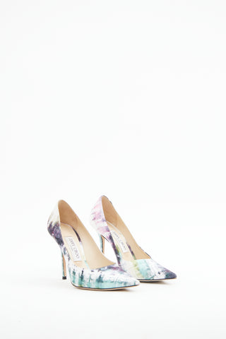 Jimmy Choo Multicolour Tie Dye Pump