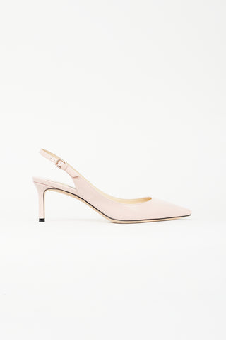 Jimmy Choo Pink Patent Erin 60 Heel