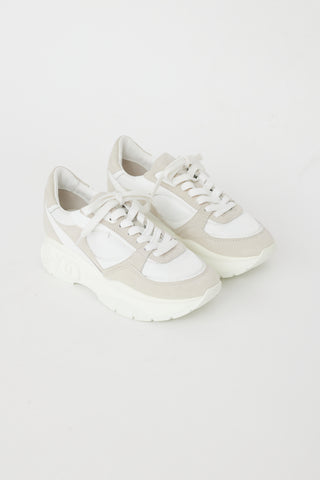 Jimmy Choo White 
Grey Raine Chunky Sneaker