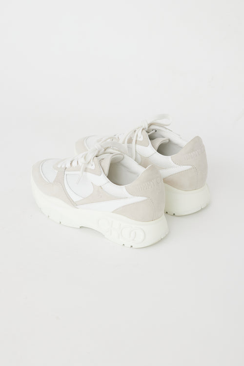 Jimmy Choo White 
Grey Raine Chunky Sneaker