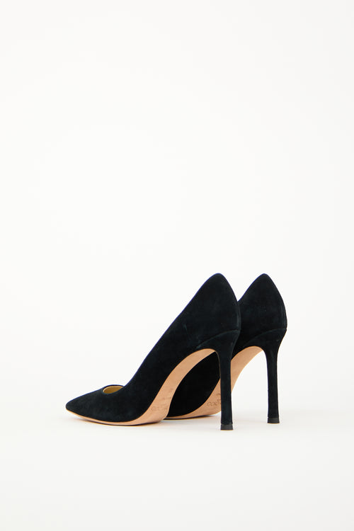 Jimmy Choo Black Suede Romy Pump