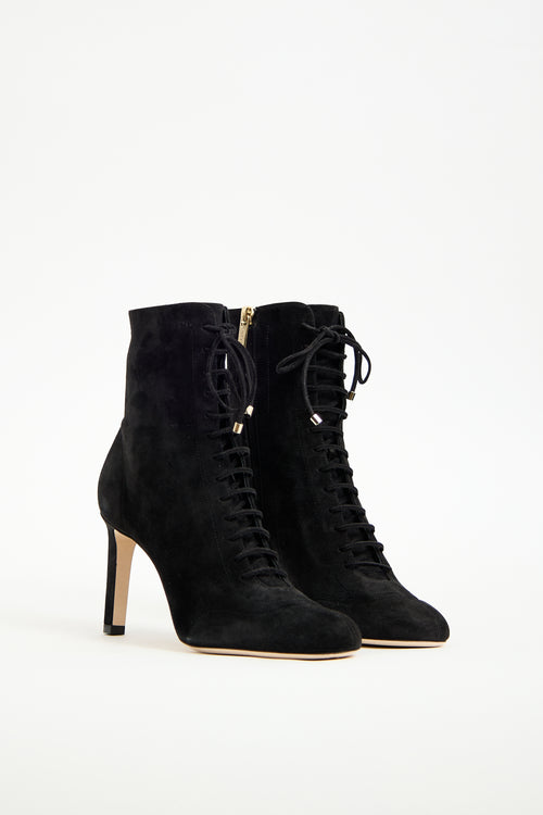 Jimmy Choo Black Suede Daize Boot