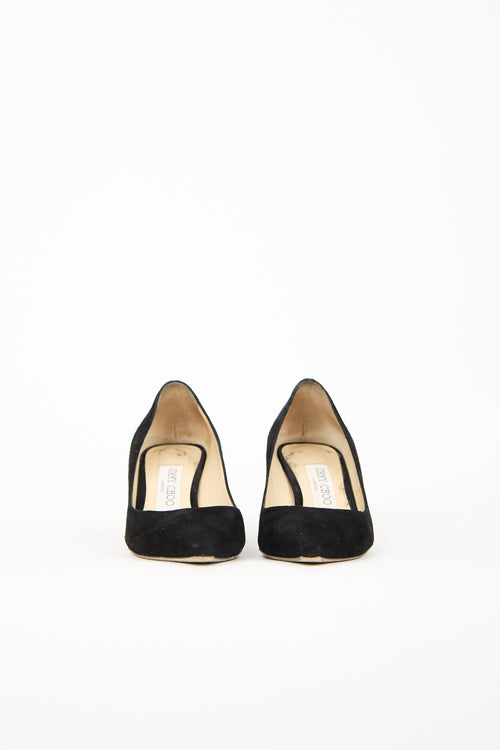 Jimmy Choo Black Suede Romy 60 Pump